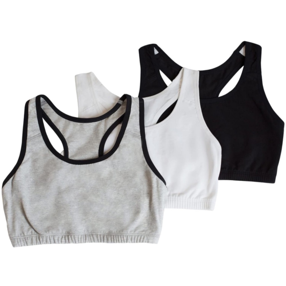 3 Sports Bras; 38